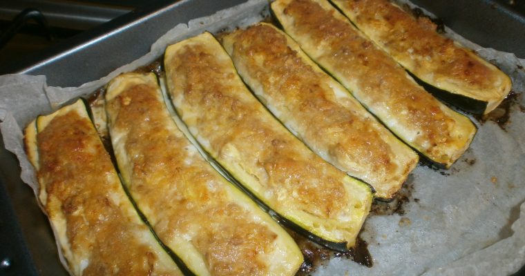 zucchine ripiene al tonno