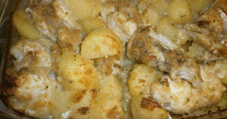 RANA PESCATRICE CON PATATE