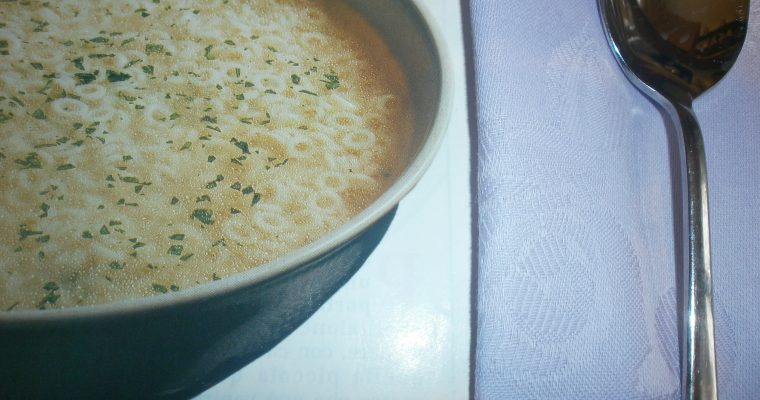 PASTA IN BRODO DI PESCE SAN PIETRO