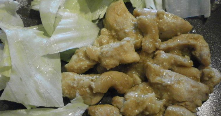 STRACCETTI DI POLLO AGLI ANACARDI