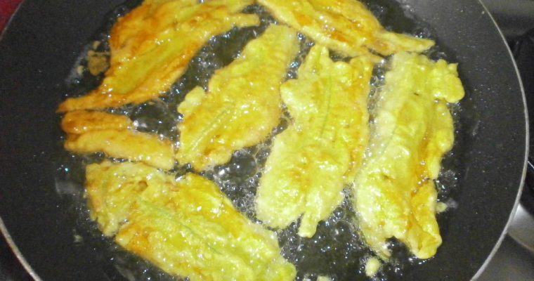 FIORI DI ZUCCA FRITTI