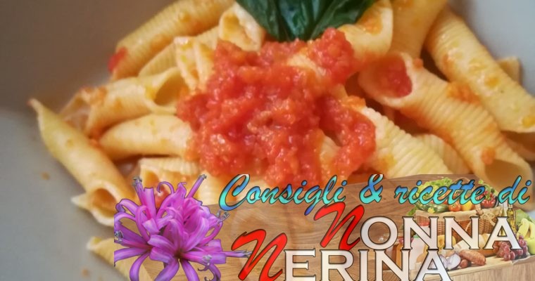 GARGANELLI POMODORO E BASILICO