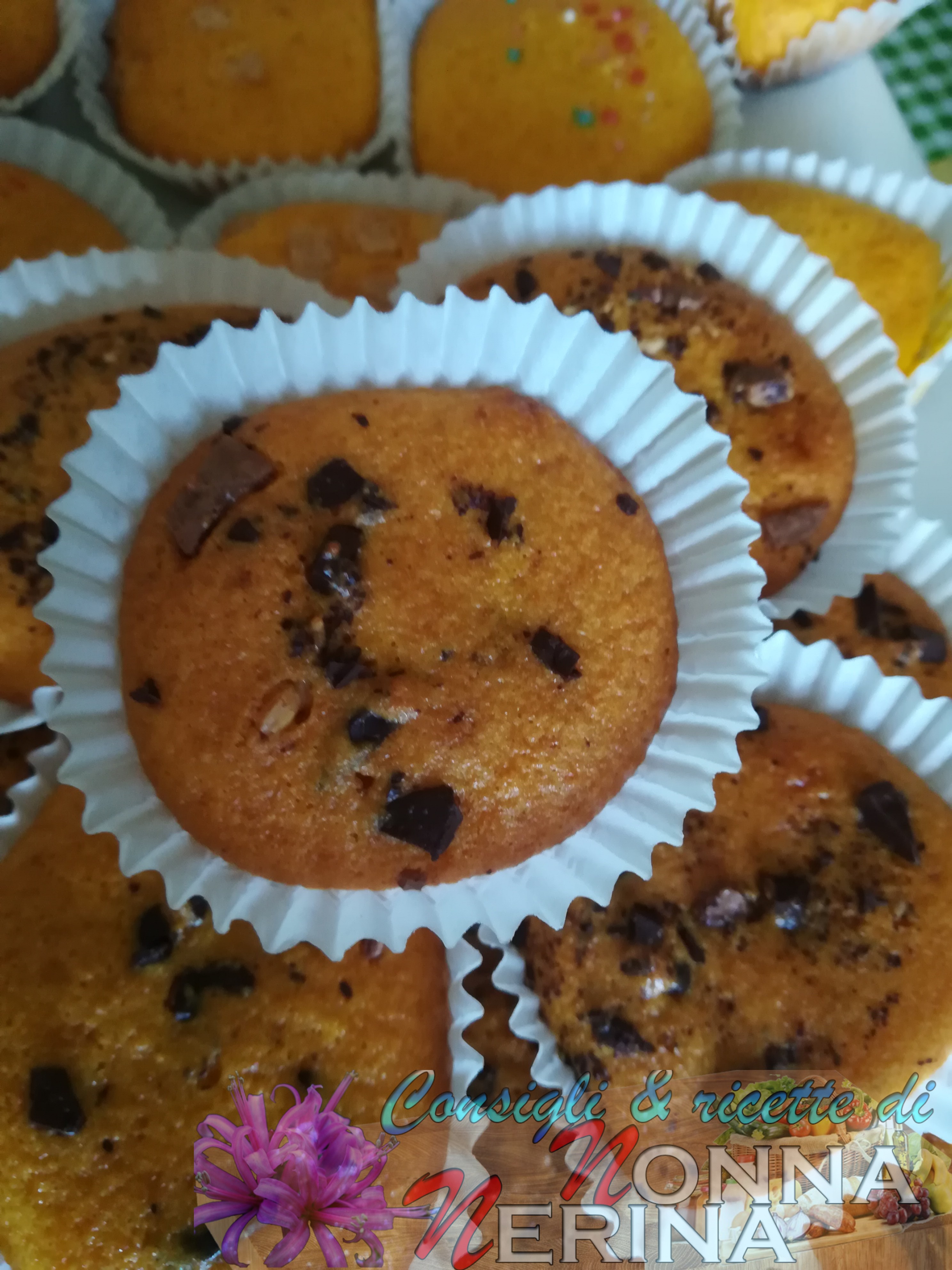 MUFFIN PERE E CIOCCOLATO