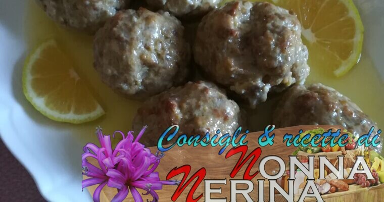 POLPETTE DI TACCHINO AL LIMONE