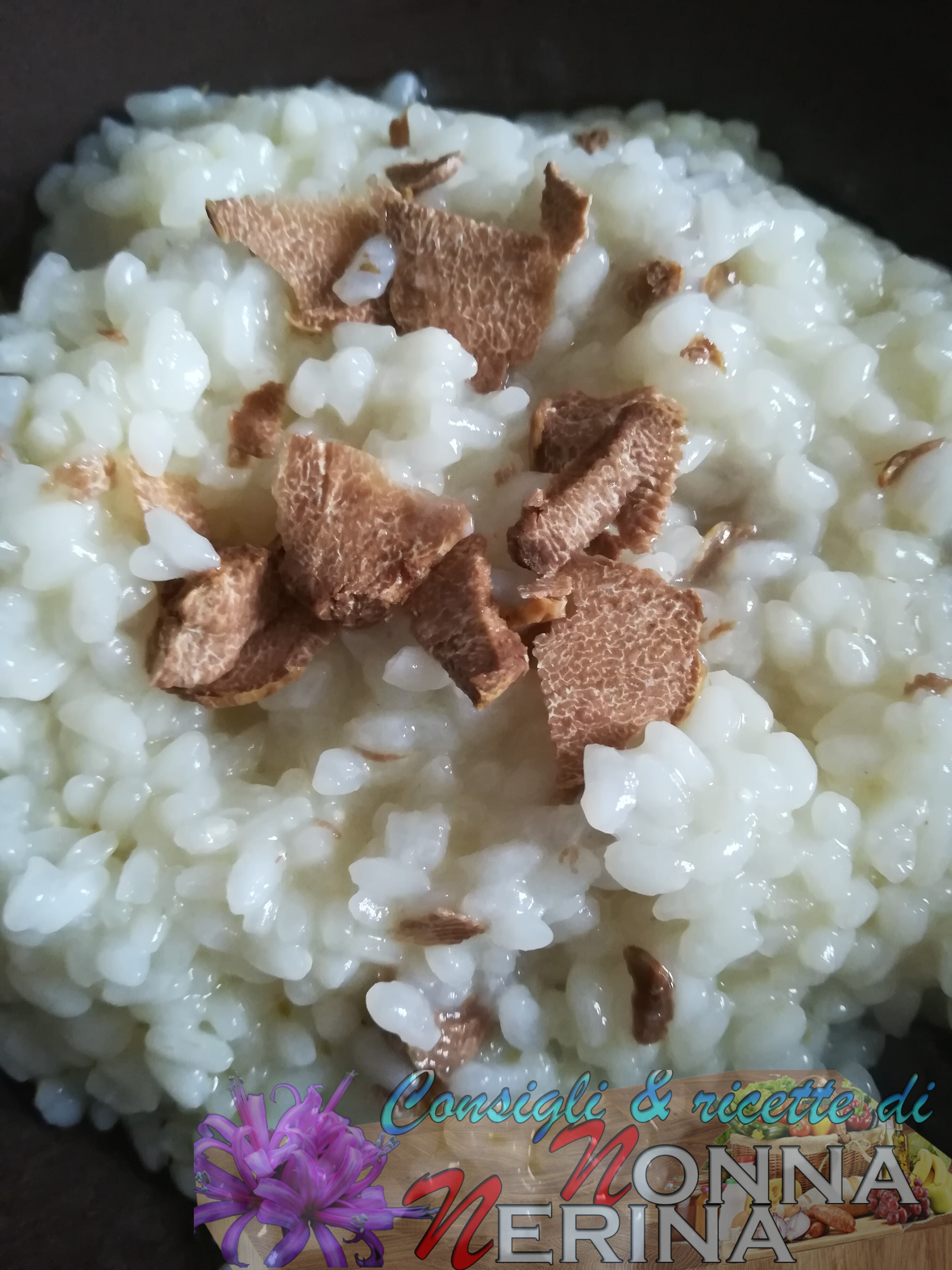 RISOTTO IN BIANCO AL TARTUFO