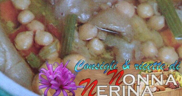 ZUPPA DI CECI E TENERELLI DI MAIALE