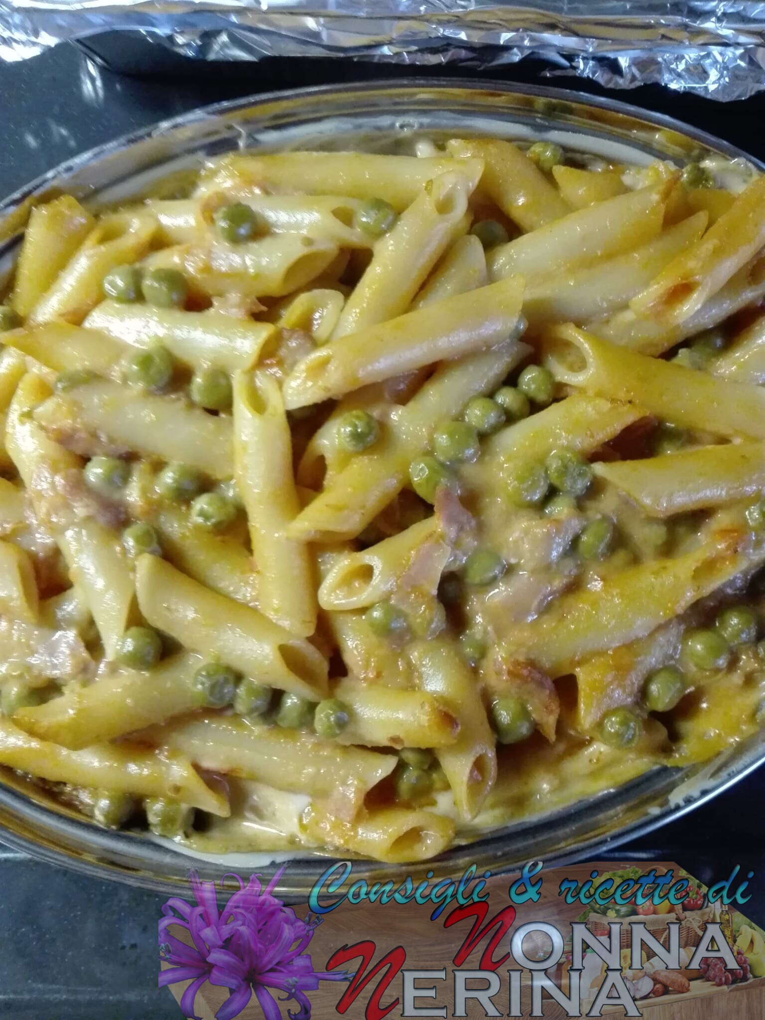 PENNE LISCE AL FORNO SENZA PARMIGIANO