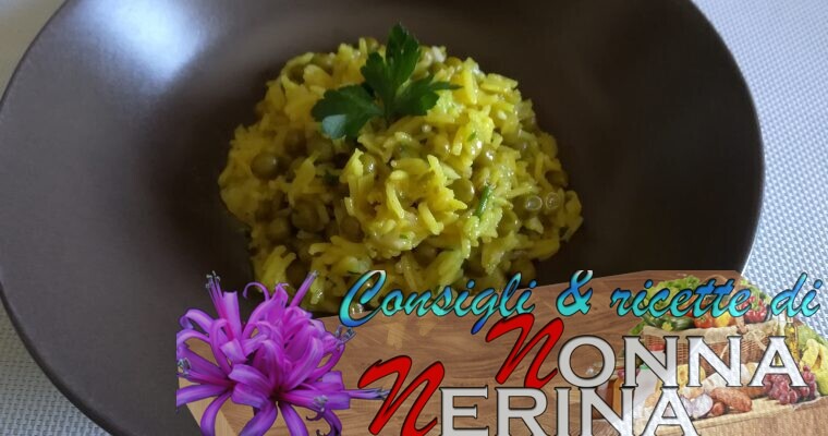 RISO BASMATI, VERZA E PISELLI