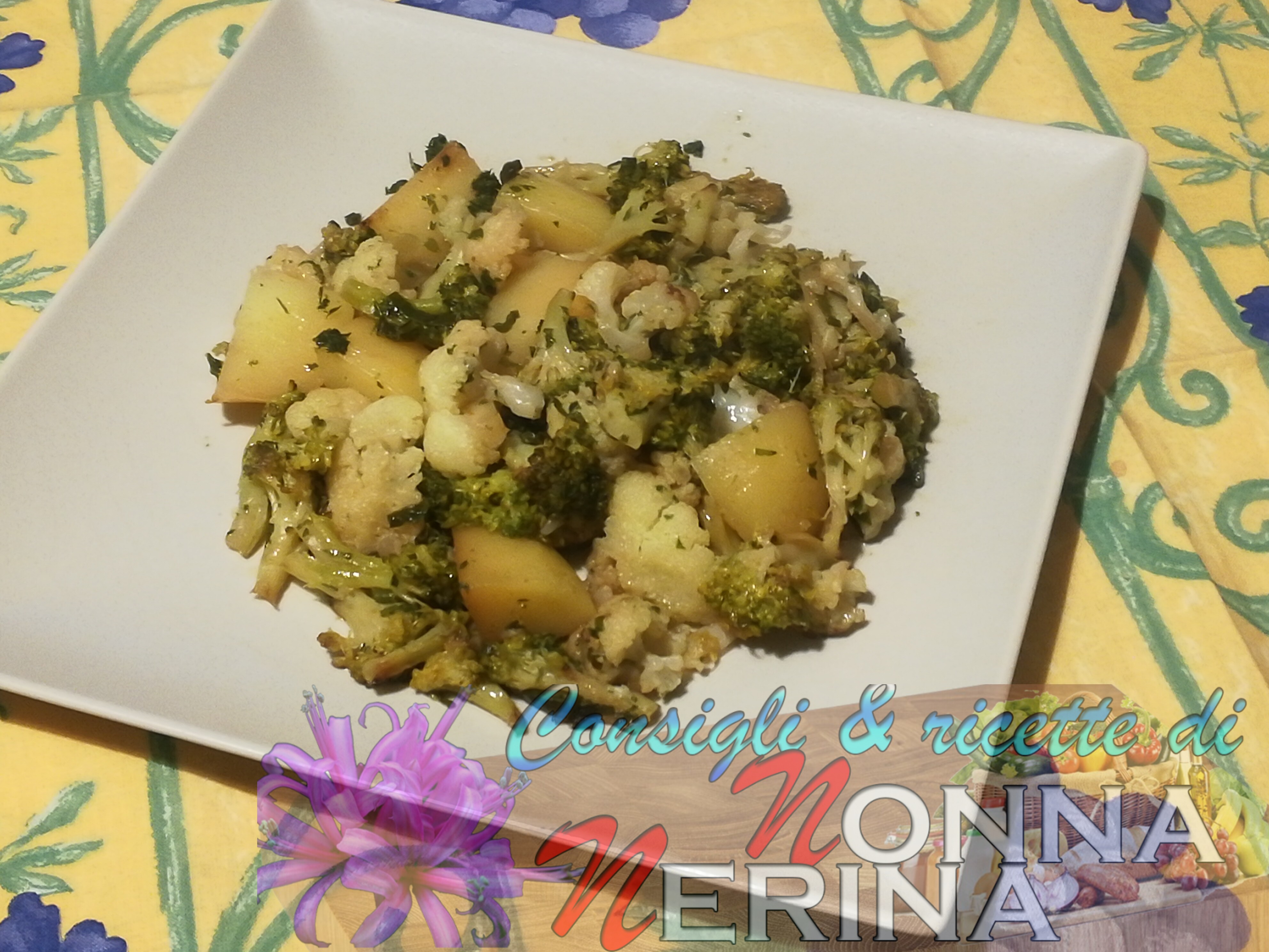 BROCCOLI E CAVOLFIORE STUFATI