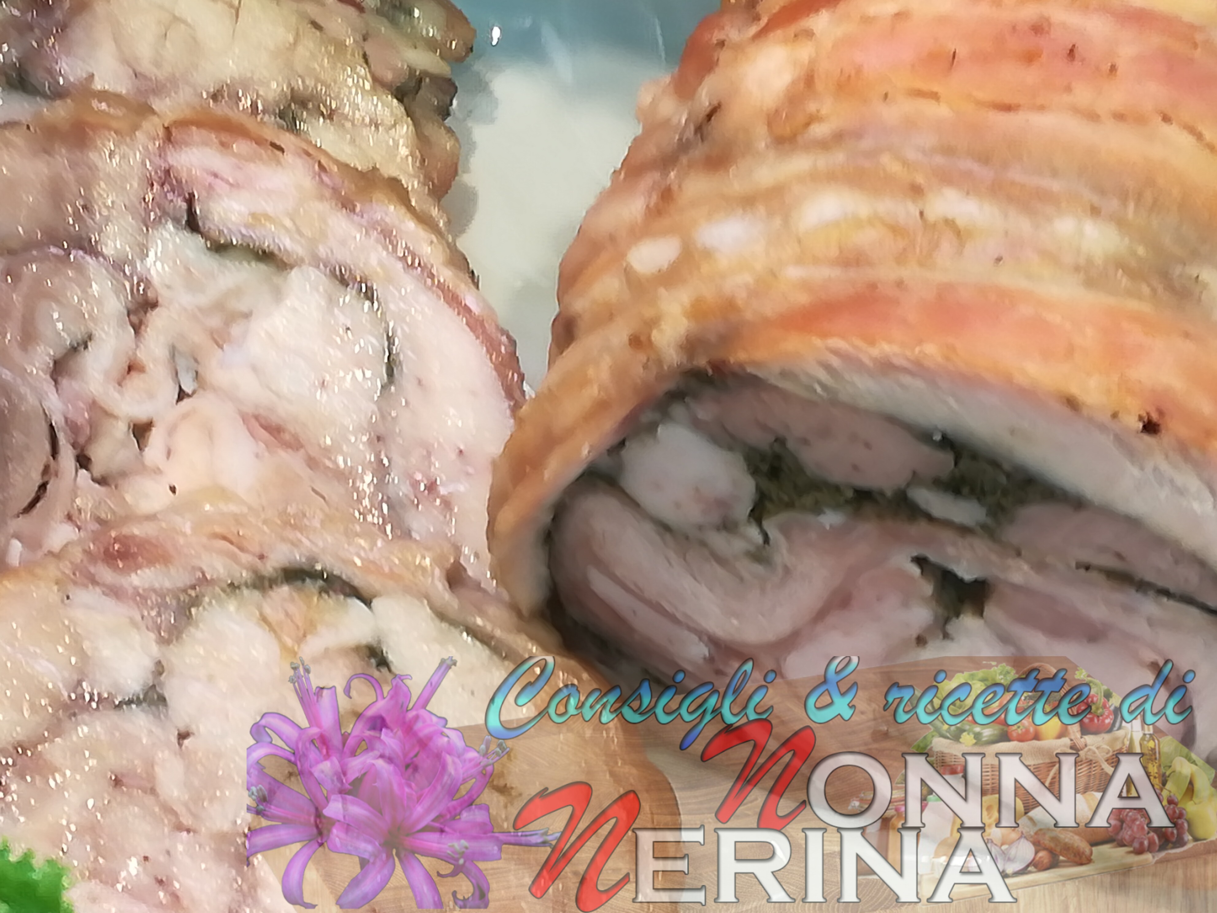 RAVVOLTO DI CONIGLIO IN PORCHETTA