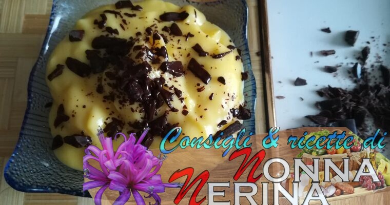 CREMA PASTICCERA  IN COPPA