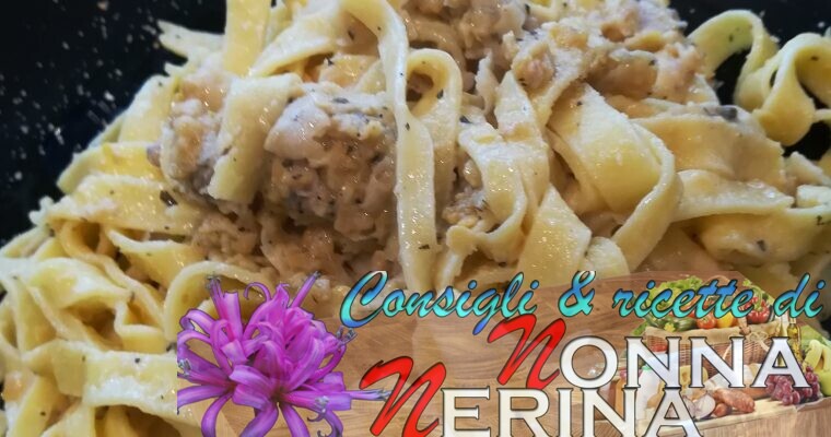 TAGLIATELLE IN CREMA DI CECI E VONGOLE