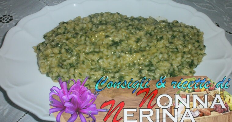 RISOTTO CON SQUACQUERONE E RUCOLA