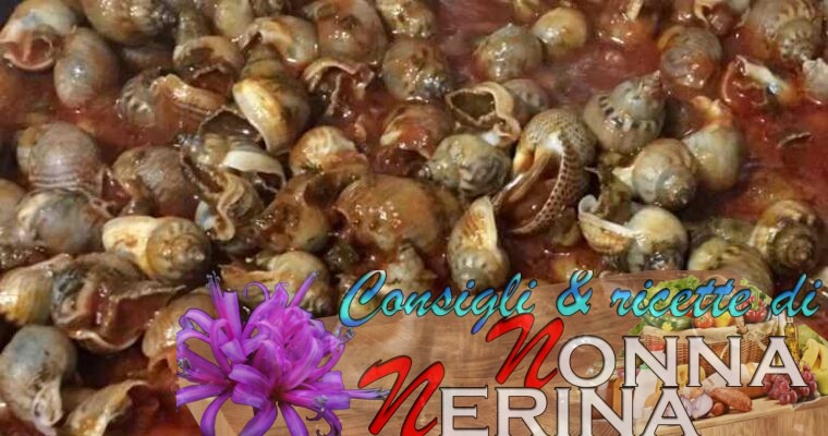 LUMACHINE DI MARE AROMATICHE