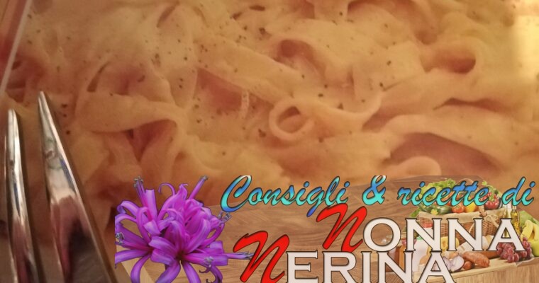 TAGLIATELLE ALLE ACCIUGHE