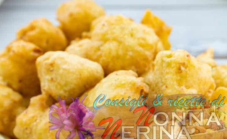 FRITTELLE DI CAVOLFIORE E PATATE