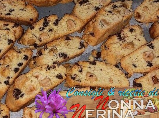 CANTUCCI ALLE NOCCIOLE E CIOCCOLATO